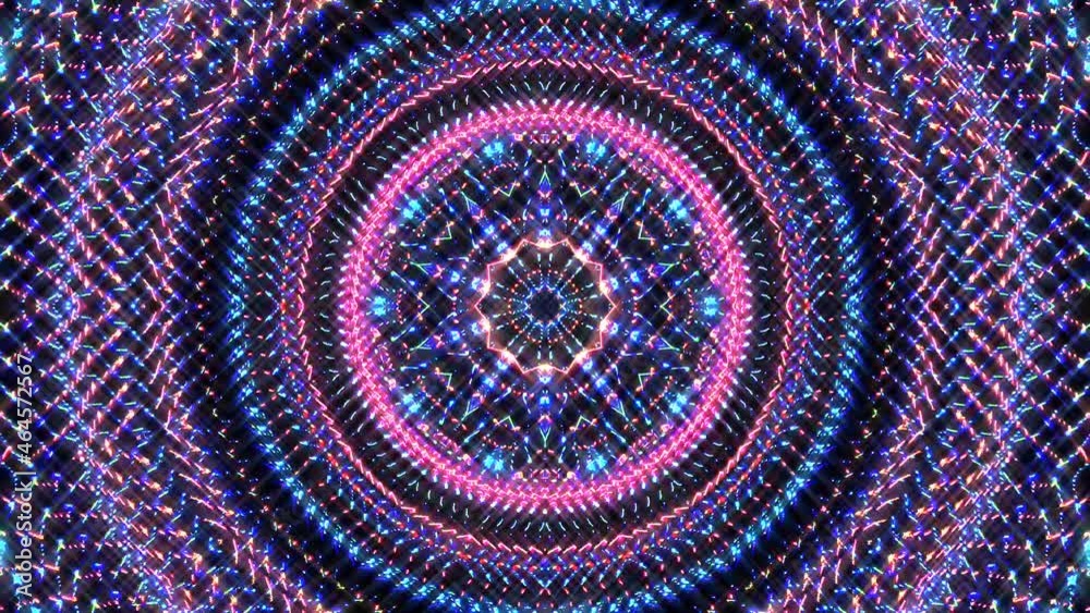 Beautiful abstract kaleidoscope that shines, a radiant light that regulates the subtle movements Beautiful abstract kaleidoscope that shines, a radiant light that regulates the subtle movements