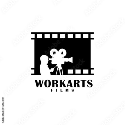 Film Production Logo Vector Template