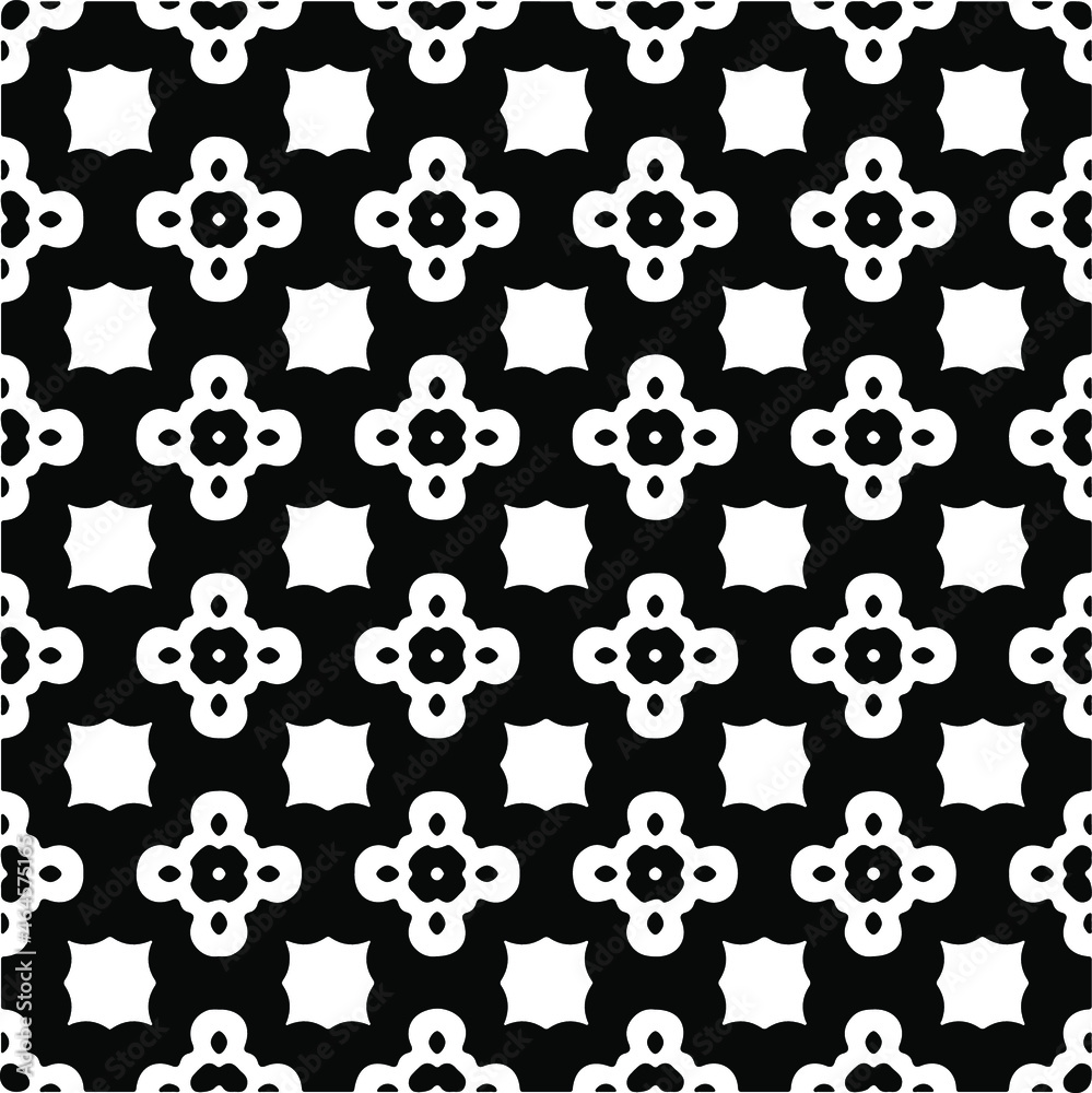 Seamless vector pattern in geometric ornamental style. Black pattern.
Seamless vector pattern in geometric ornamental style. Black pattern.