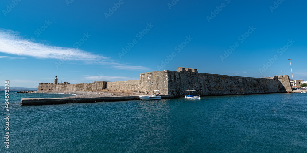 Fortress on the coast of the Gulf of Corinth Fortress on the coast of the Gulf of Corinth