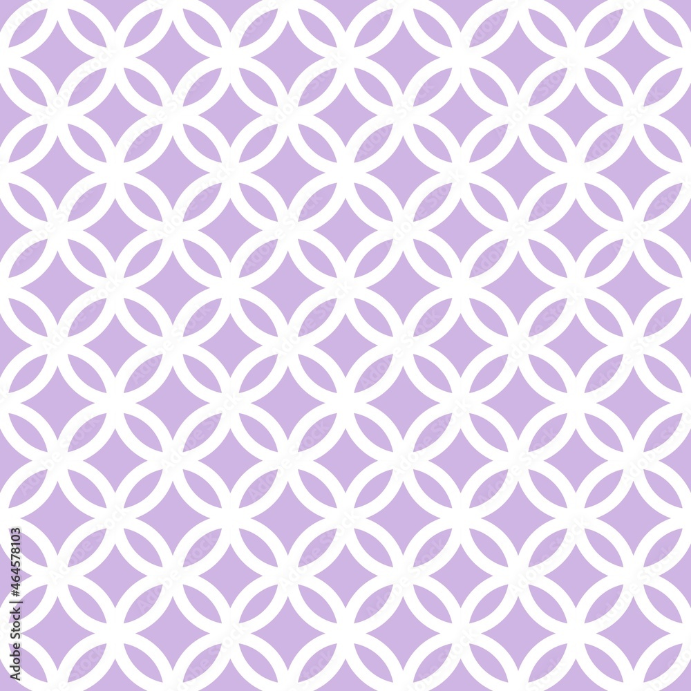 White and purple circle pattern line, seamless background. The seamless geometric pattern of circles. Wrapping paper.
