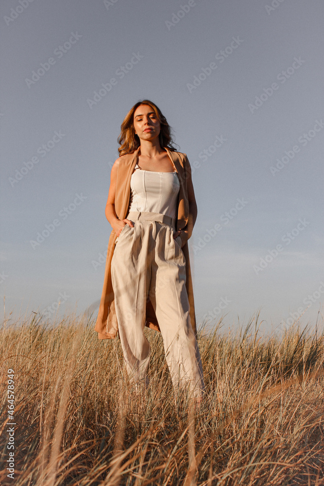 Obraz premium High-End Editorial Fashion Model
