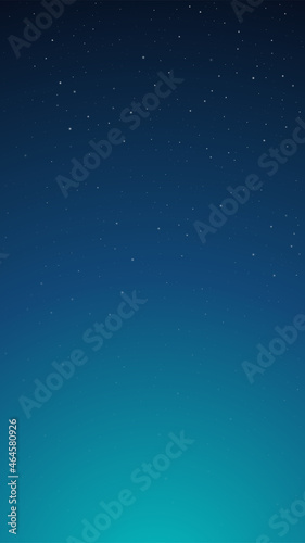 Night shining starry sky, space background with stars. Vector illustration.