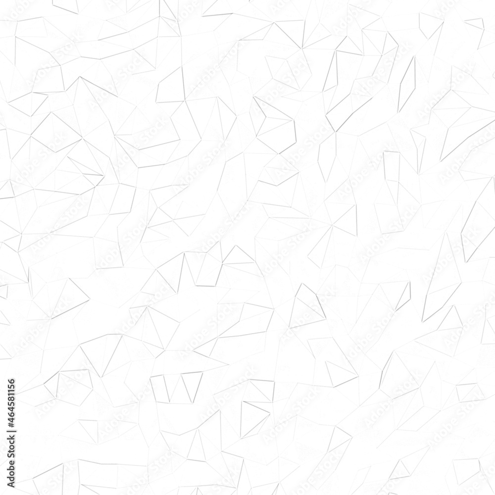 Polygon background. Black and white hand-drawn texture for the background. Hand-drawn abstract background.