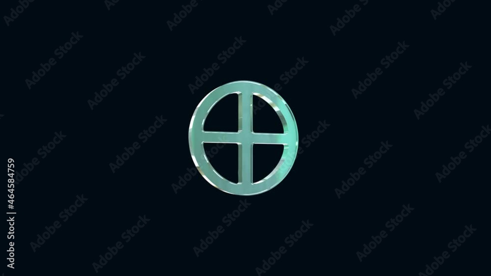 Earth. Solar System Planets Animated 3D Symbol.
Seamlessly Looping Video Clip, 6 seconds duration. HDTV 1080p, Apple ProRes 4444 with Alpha Chanel.