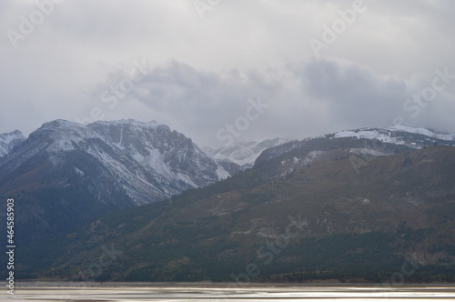 Snowcapped mountains in the Grand Tetons