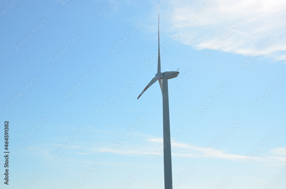 wind turbine in a windpark