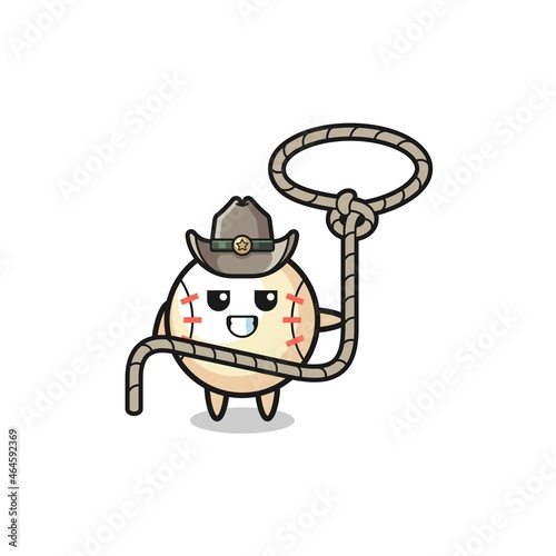 illustration of baseball doing battle rope workout