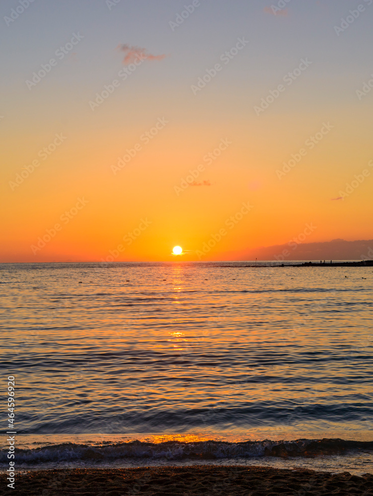 gentle sun and sea during sunset over the mediterranean sea in Turkey in October gentle sun and sea during sunset over the mediterranean sea in Turkey in October