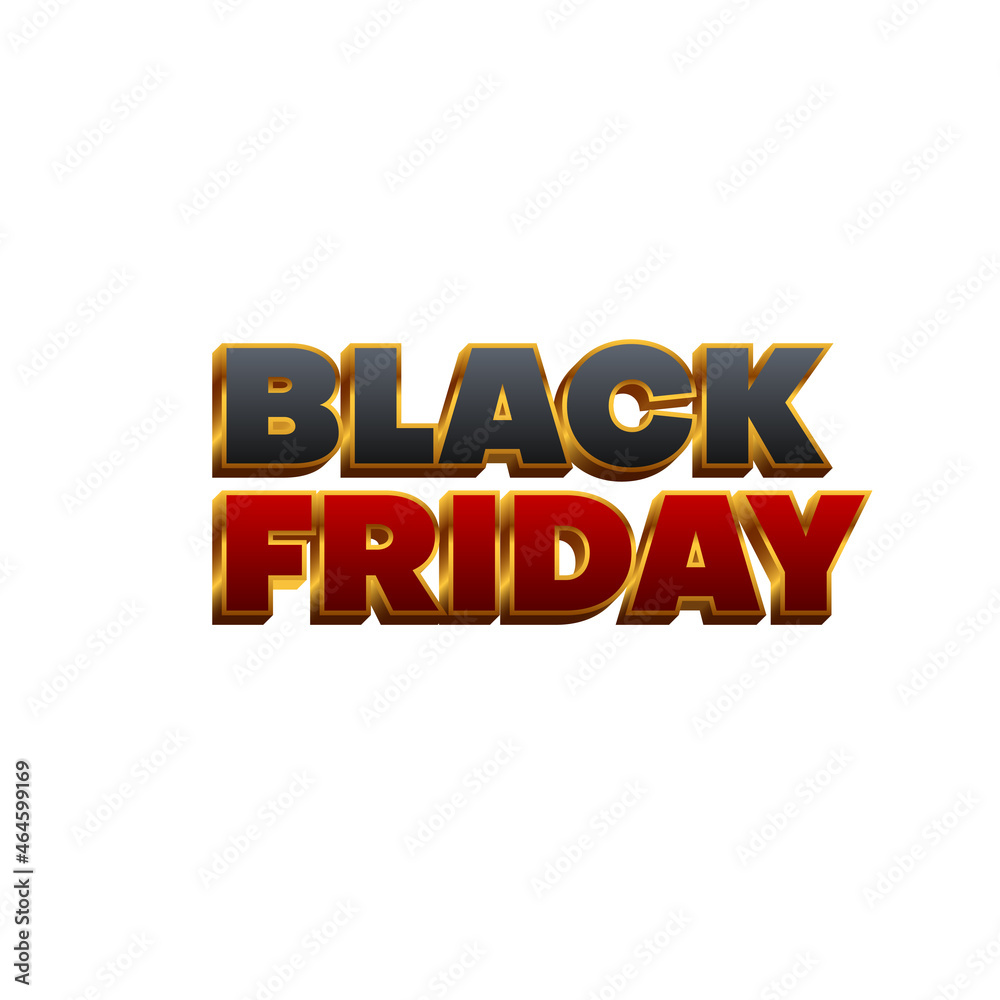 black friday luxury text style for sale banner.discount poster design