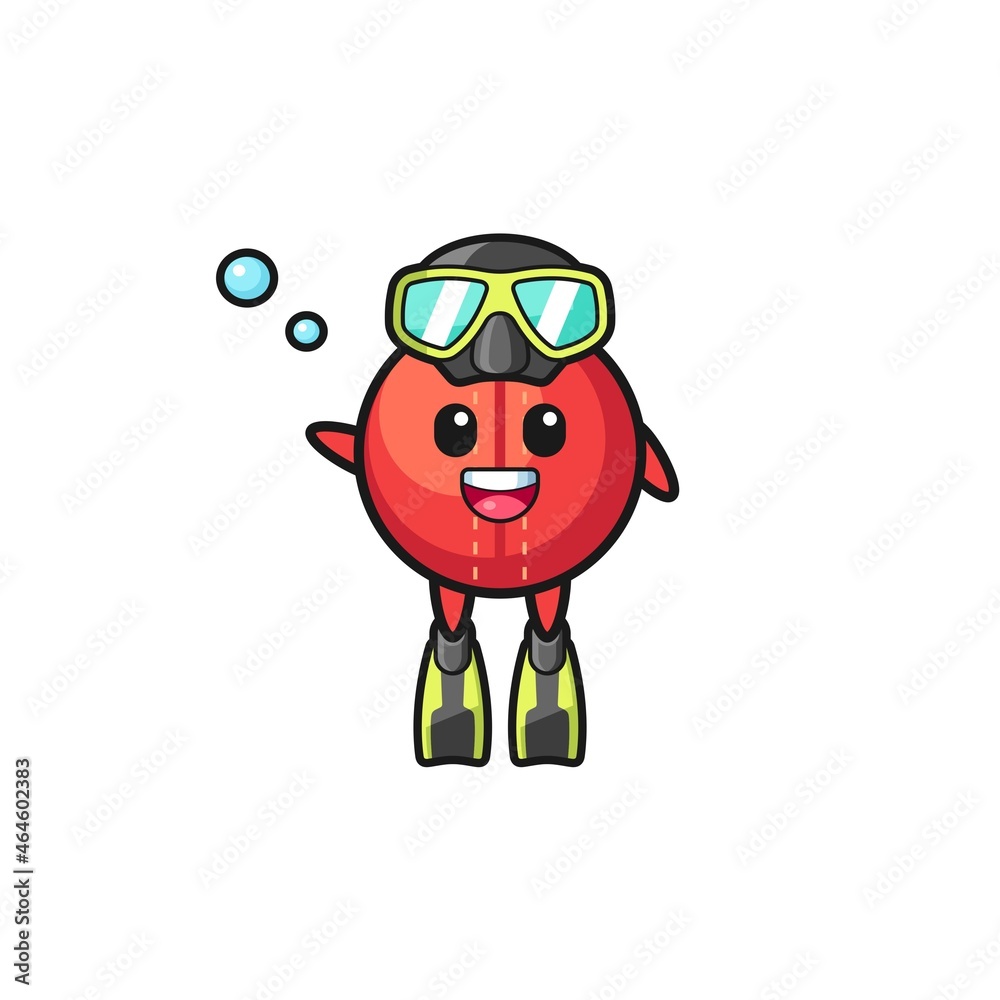 the cricket ball diver cartoon character the cricket ball diver cartoon character