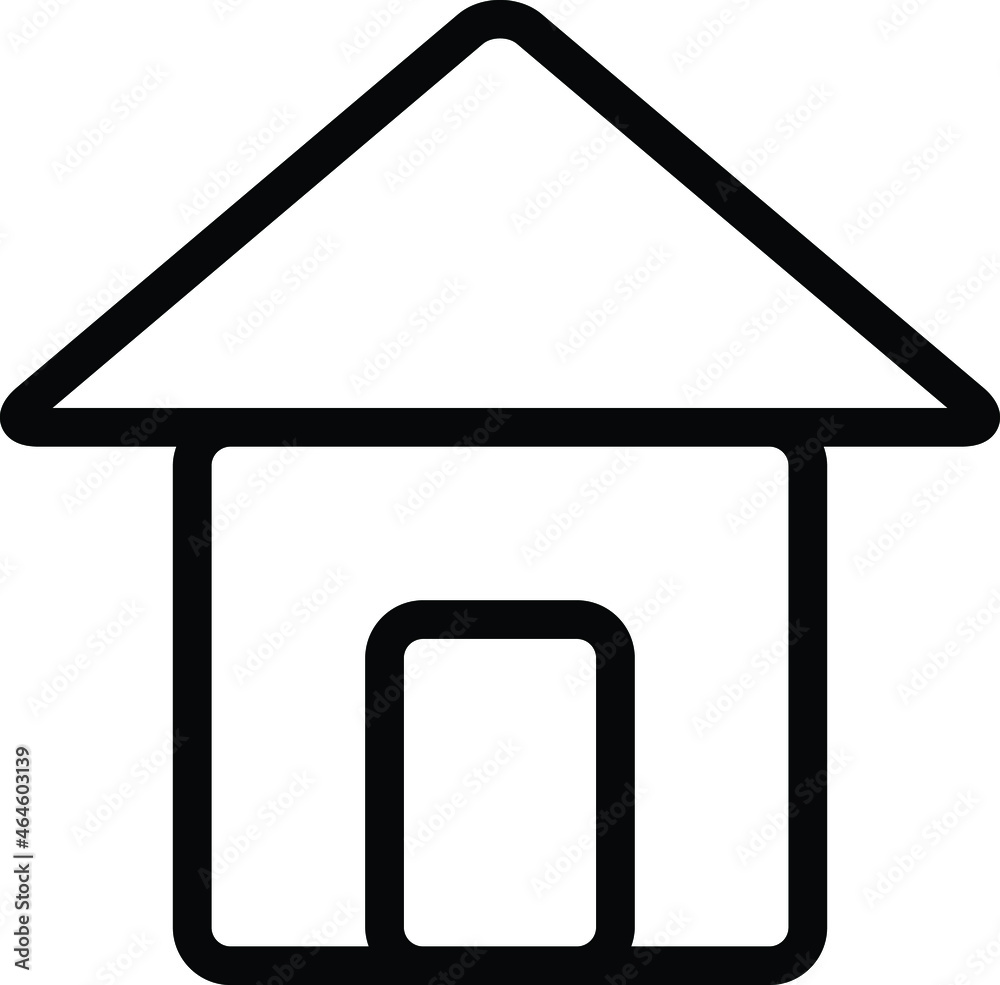 Fototapeta premium home icon vector.