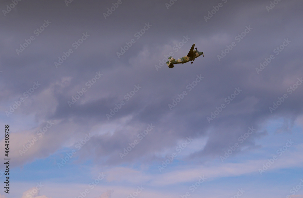 Mirosławiec, Poland - September 4, 2021, Air Festival at the 12th Base of Unmanned Aerial Vehicles in Mirosławiec, Polish Air Force	
