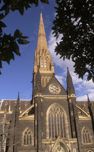 St Patricks Cathedral in East Melbourne Victoria, a catholic landmark in Victoria. photo