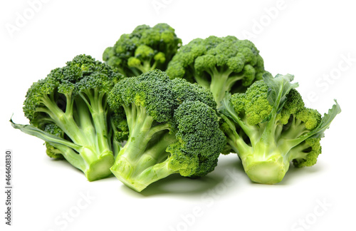  Broccoli vegetable on white background 