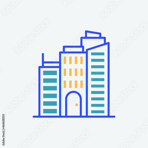  building vector icon illustration sign