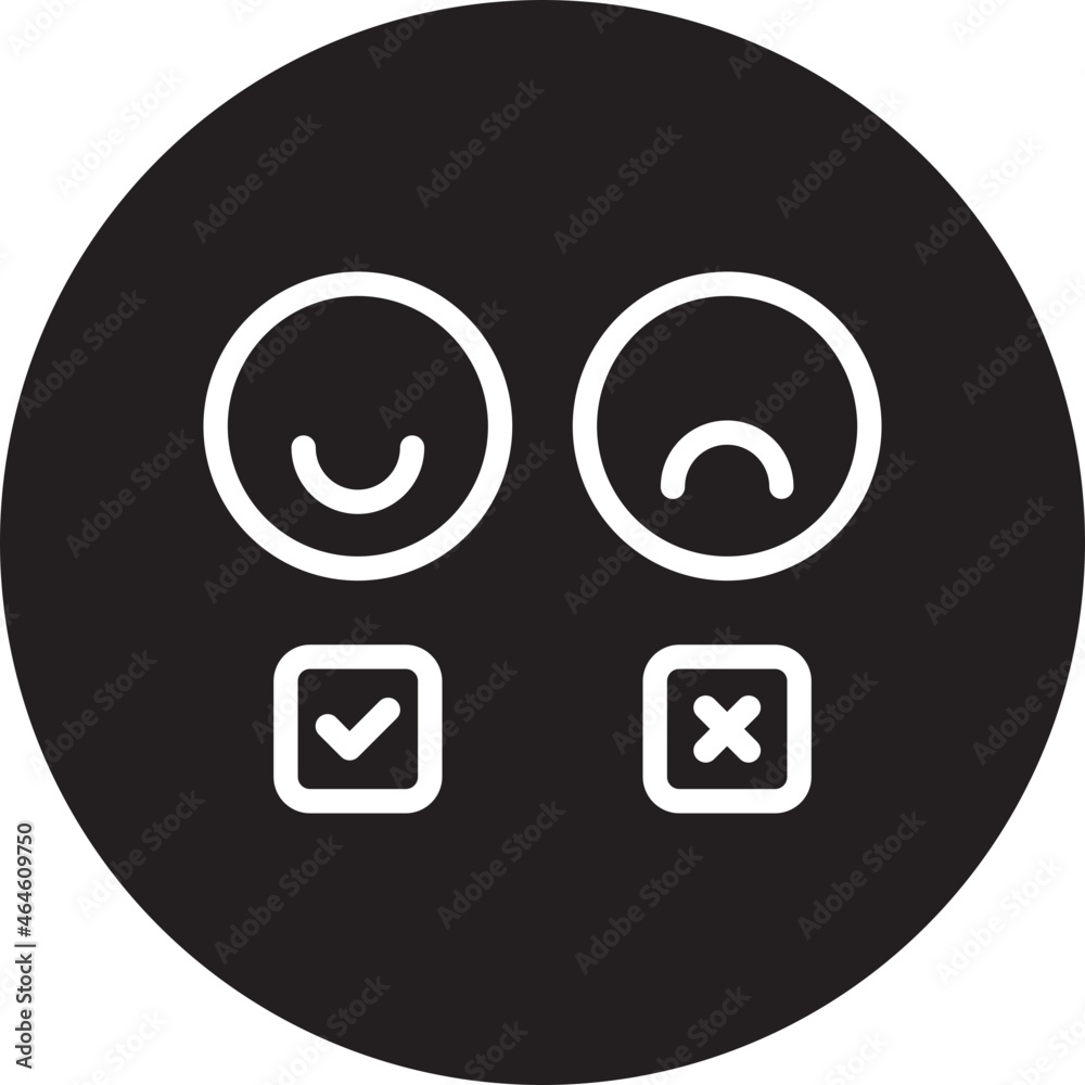 satisfaction glyph icon satisfaction glyph icon