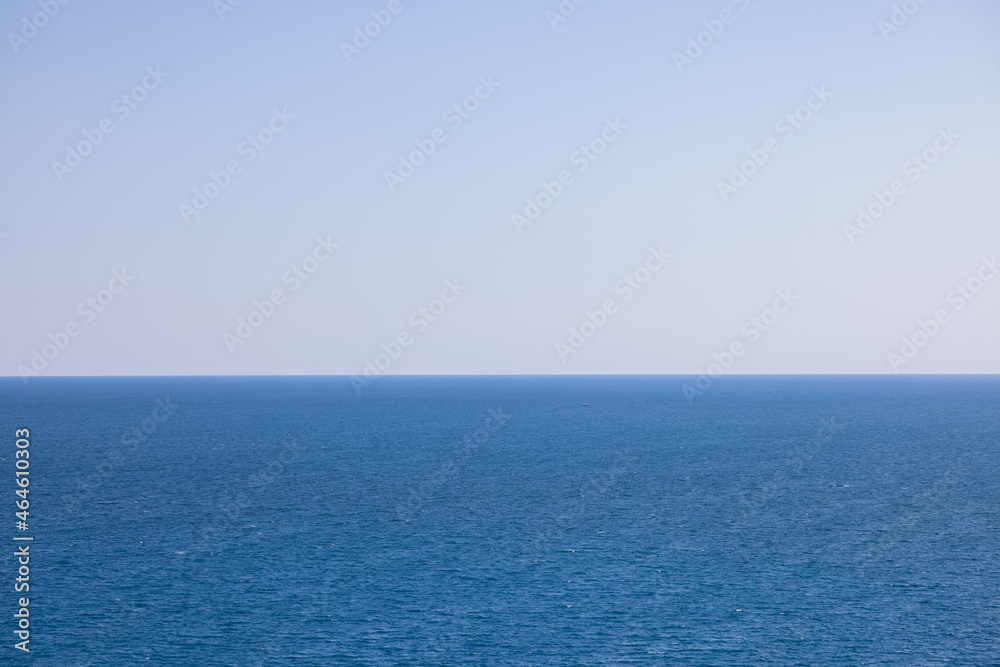 Fototapeta premium blue sea and blue sky