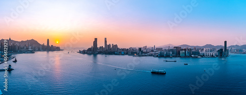 Hong Kong Cityscape at panorama view