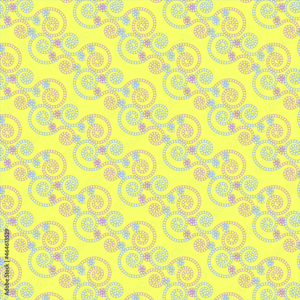 yellow seamless pattern textile wallpaer background 