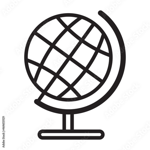 globe icon vector illustration