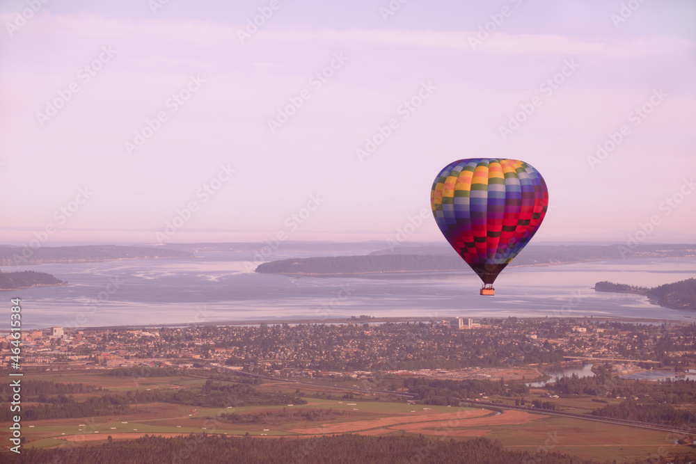 a journey in a hot air balloon