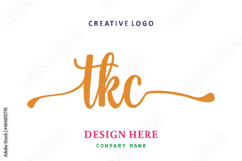 TKC  lettering logo is simple  easy to understand and authoritative