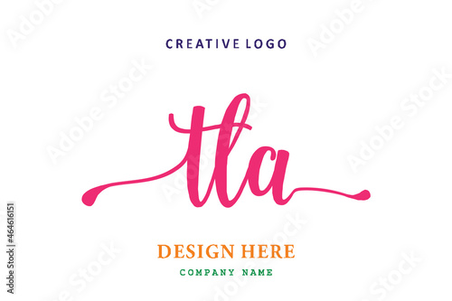 TLA lettering logo is simple, easy to understand and authoritative