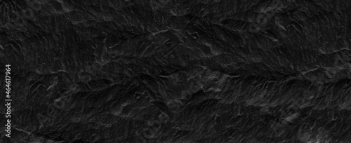 Black lined marble stone texture background.