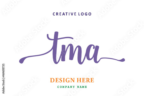 TMA lettering logo is simple, easy to understand and authoritative