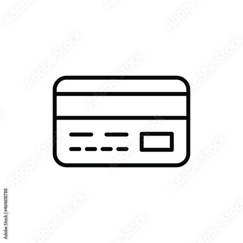 Credit card icon vector graphic