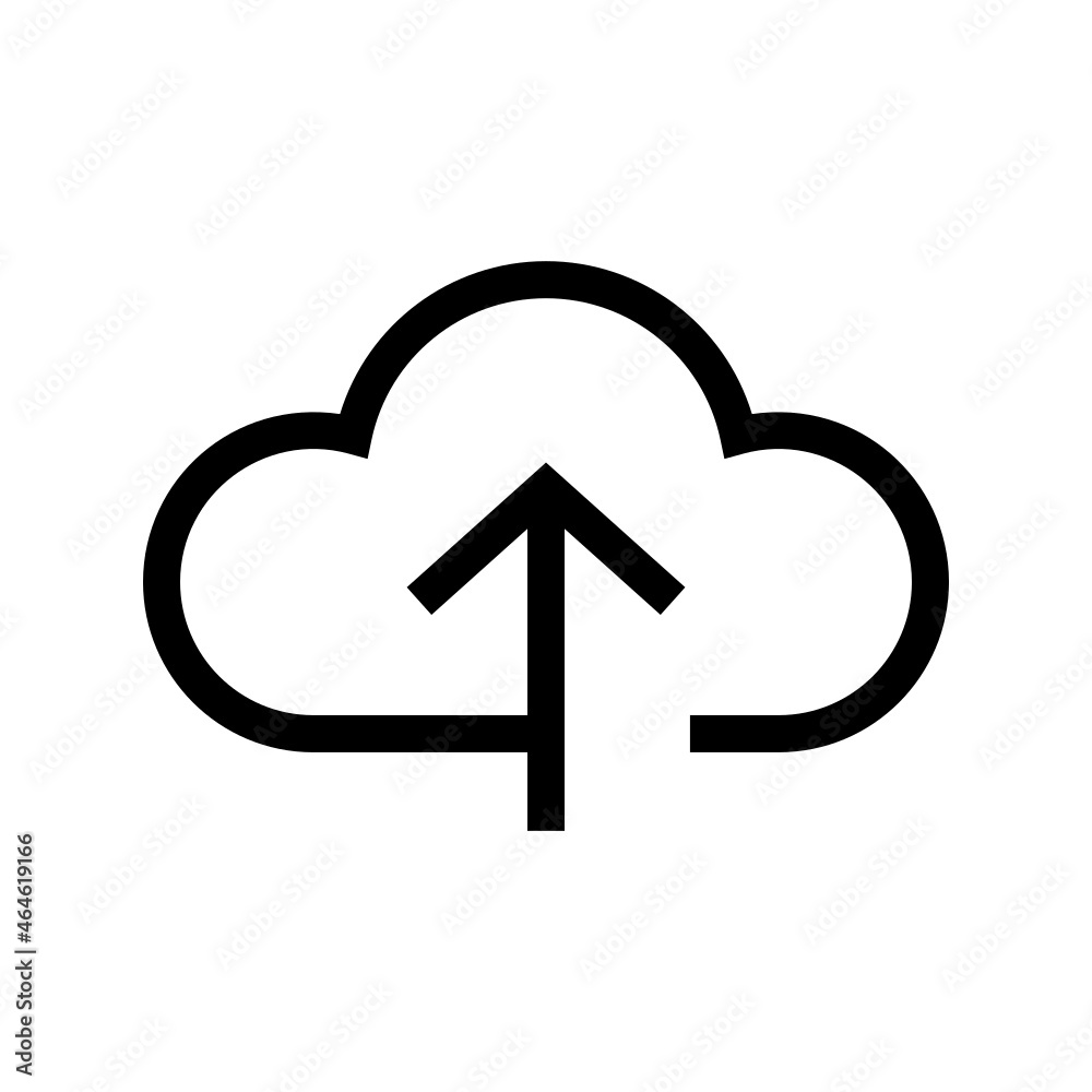 cloud icon on white background
cloud icon on white background