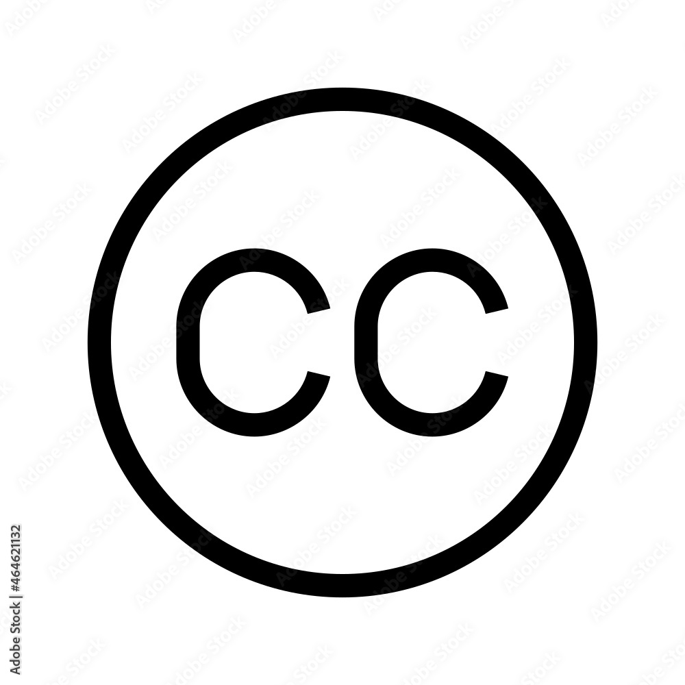 creative commons icon on white background
creative commons icon on white background