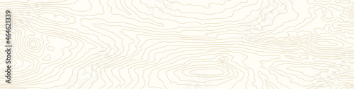 Seamless pattern of dense thin lines, wood grain texture background. Light golden wooden texture. Vector wallpaper