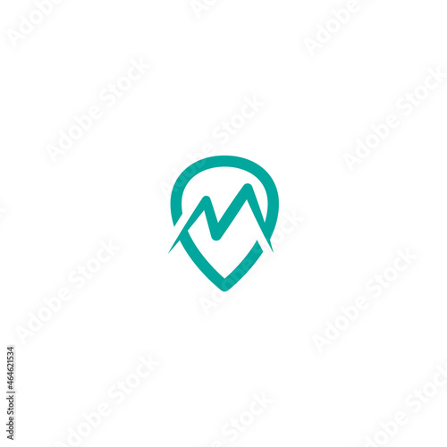 Free Download Point M letter logo design easy to editable vector file - GFXLoad