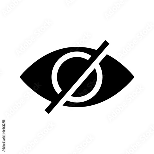  hide icon on white background