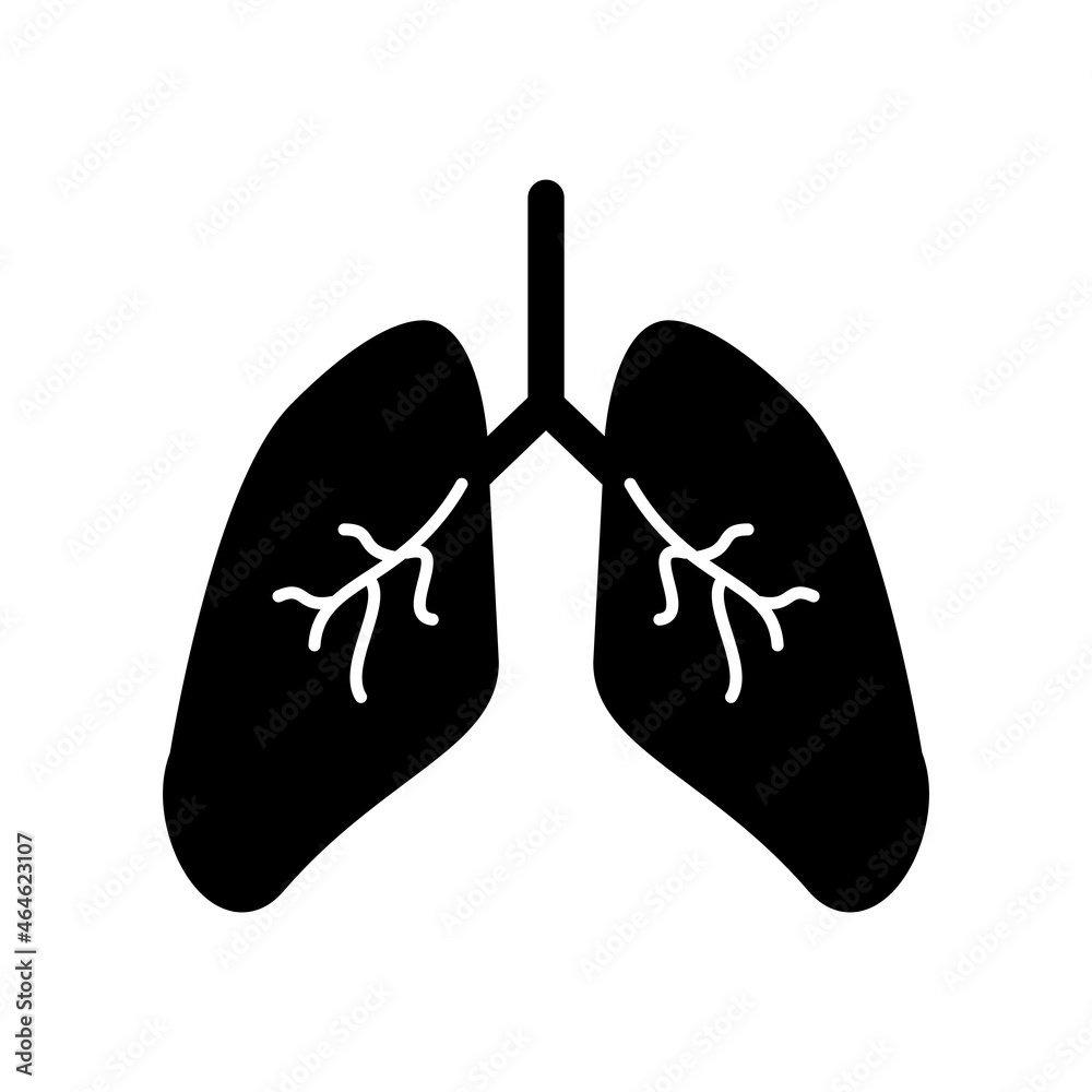 Human lung flat icon for app and website .lung icon vector from medical collection. lung icon vector illustration. Human lung flat icon for app and website .lung icon vector from medical collection. lung icon vector illustration.