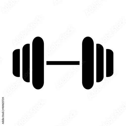 Barbell Icon isolated on white background from health collection. trendy barbell icons and modern barbell symbols for logos, web, apps . simple barbell sign icon.