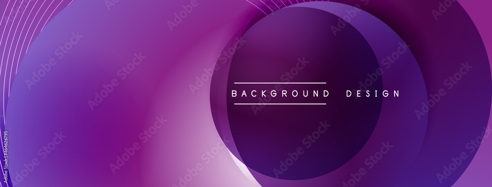 Gradient circles with shadows. Vector techno abstract background. Modern overlapping forms wallpaper background, design template Gradient circles with shadows. Vector techno abstract background. Modern overlapping forms wallpaper background, design template