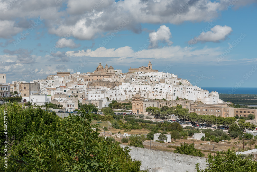 Ostuni Puglia streets buildings