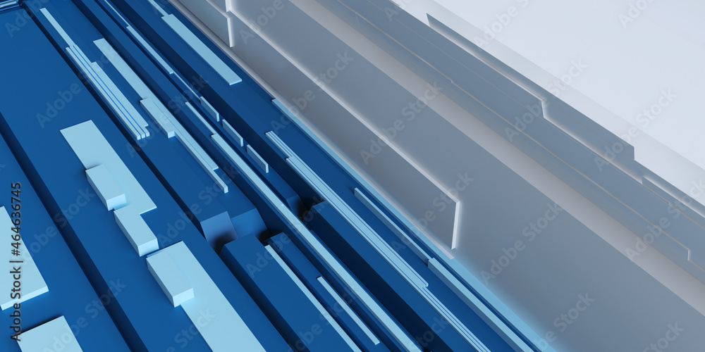 Obraz premium Abstract dynamic background or backdrop in blue color