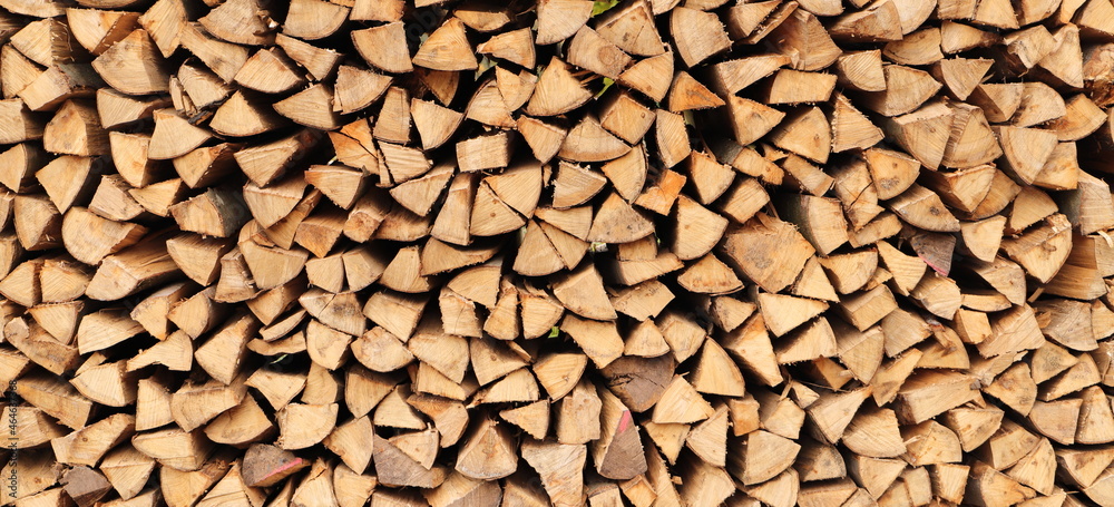 many split wood as firewood