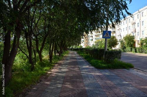 A street with building and road