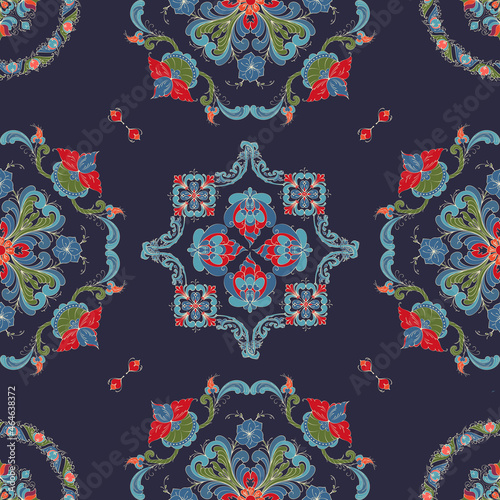 Rosemaling vector pattern 54