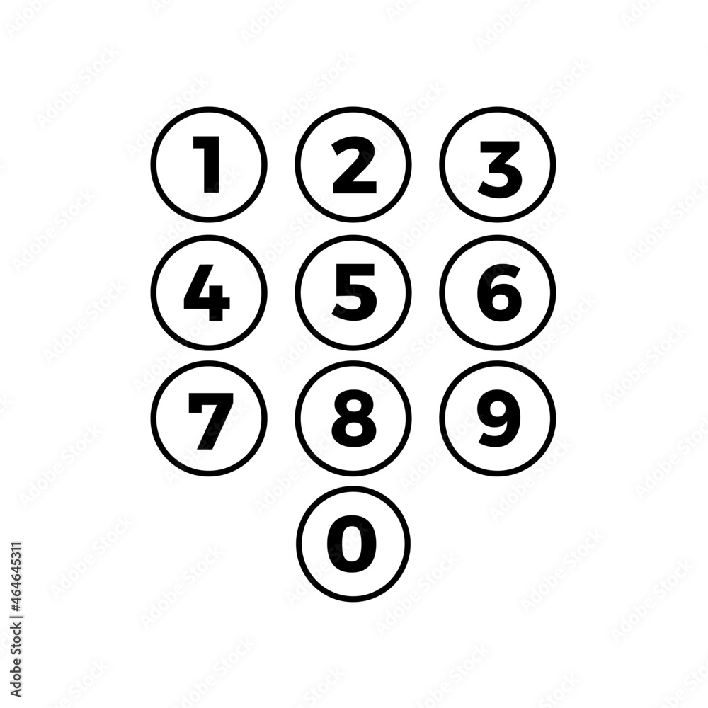 black and white icons Stock Vector | Adobe Stock