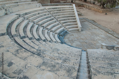 Antique theater in the Rhodes