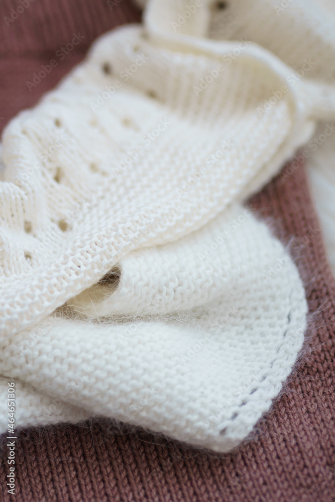 knitted fabrics different in texture. calm handmade background. hobby. knitted fabrics different in texture. calm handmade background. hobby.