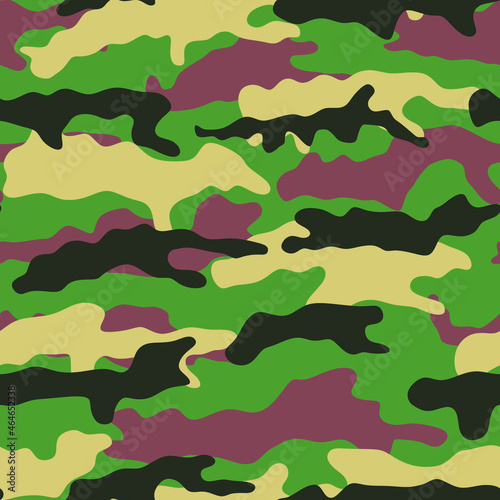 Vector camouflage. Army pattern. Illustration.