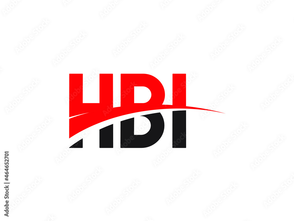 HBI Letter Initial Logo Design Vector Illustration HBI Letter Initial Logo Design Vector Illustration