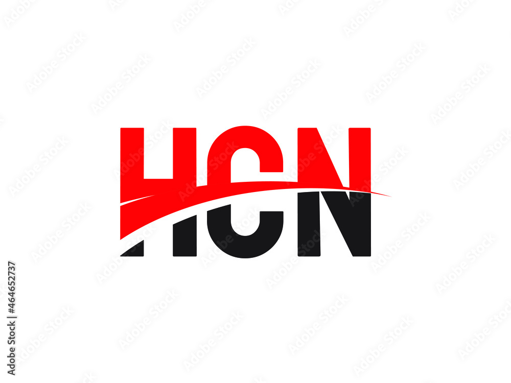 HCN Letter Initial Logo Design Vector Illustration